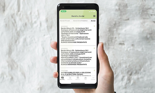 app gal futuraniene bandi e avvisi