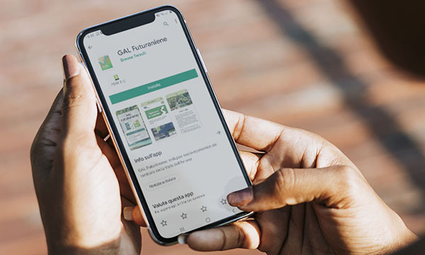 app gal futuraniene schermata